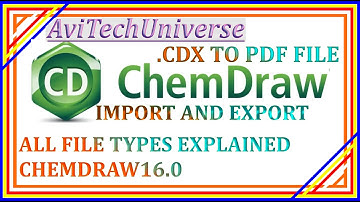 CHEMDRAW PROFESSIONAL 16.0 – IMPORT & EXPORT OPTIONS EXPLAINED | COMPLETE TUTORIAL FOR BEGINNERS