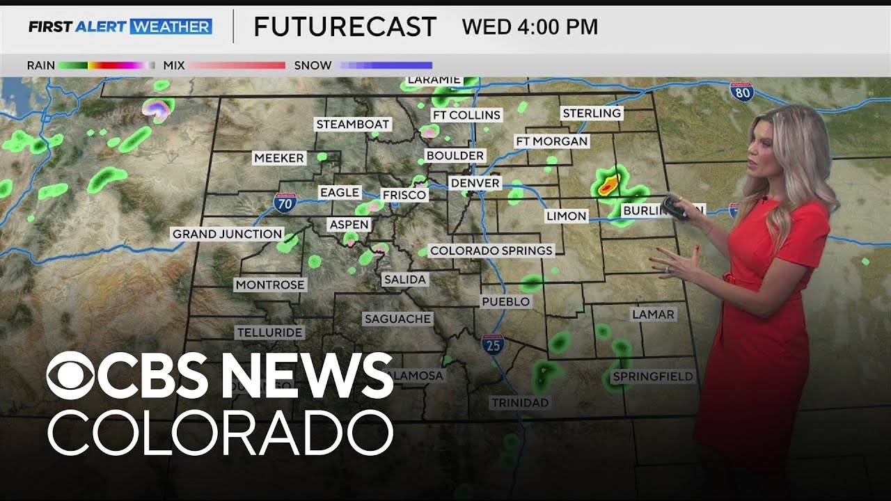 Afternoon storm chances pop up daily this week in Colorado - YouTube
