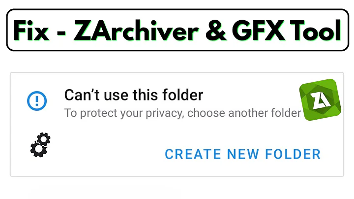 Can't use this folder to protect your privacy zarchiver ✔ FIX can't use this folder problem