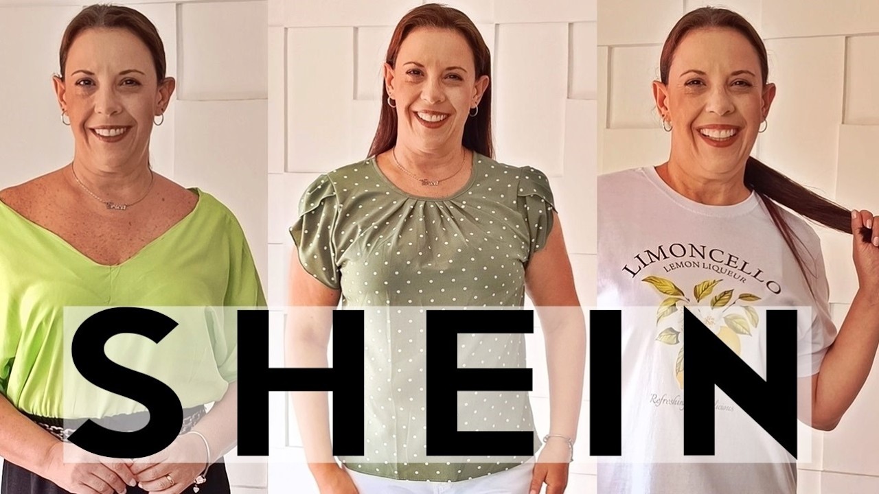 COMPRINHAS NA SHEIN - BLUSAS E CAMISETAS - SERVIU TUDO!