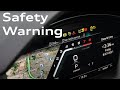 Audi FAQ : Pre-Sense Warning Dash