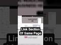 How To Link Section On Same Page | Elementor Wordpress Website | PART 01