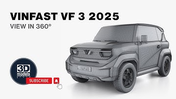 VinFast VF 3 2024 3D model by 3DModels.org