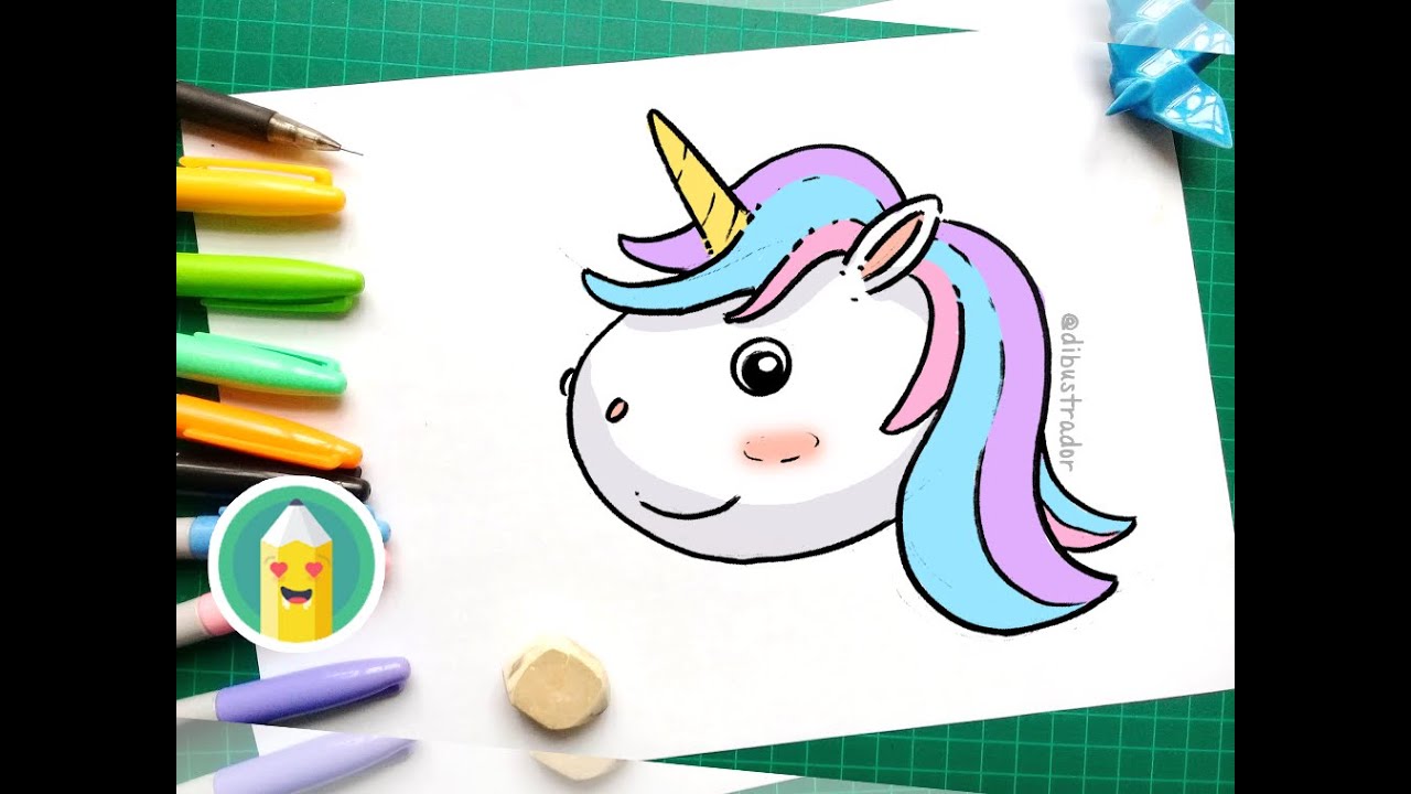 Como Dibujar un Unicornio Kawaii Facil How to Draw a