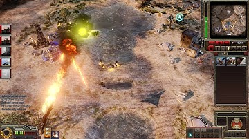 C&C Red Alert 3: Generals Evolution Mod BETA 0.3 - A Very Hot China Infantry VS. USA Laser Gameplay