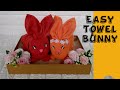 DIY: How To Make a Towel Bunny l Animal Towel Folding l Hantaran Handuk Bentuk Kelinci