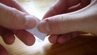 How to make paper triangles for 3d models 2