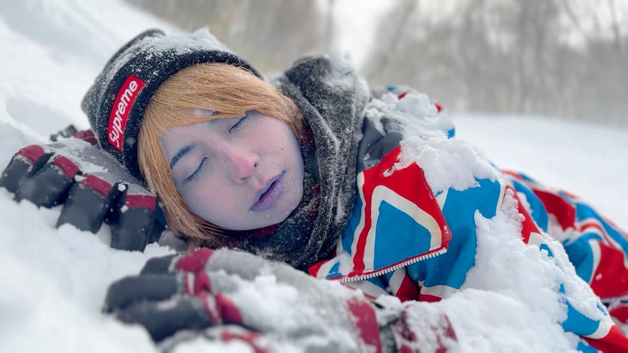 誰か助けて＞＜たこくんが雪山で遭難ちゃいました・・・