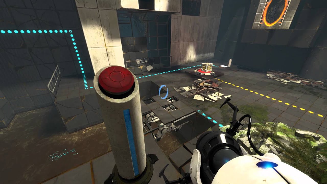 Portal 2 walkthrough - Chapter 1: The Courtesy Call - Test Chamber 5 ...