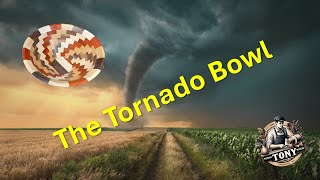 Segmented Tornado Bowl - Full Turn #woodturning #segmentedwoodturning #woodart
