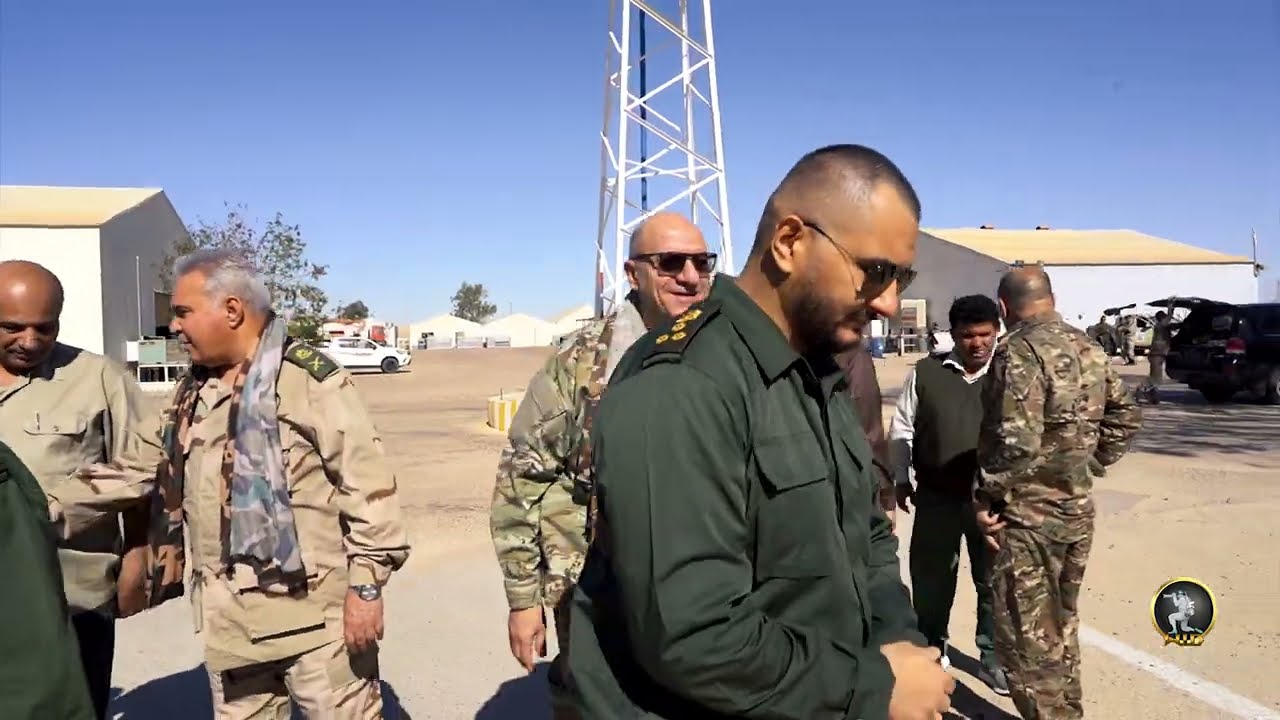 العميد صدام خليفة حفتر يصل إلى الحقول النفطية ( زلطن - الواحة ) على رأس وفداً من القيادة العامة