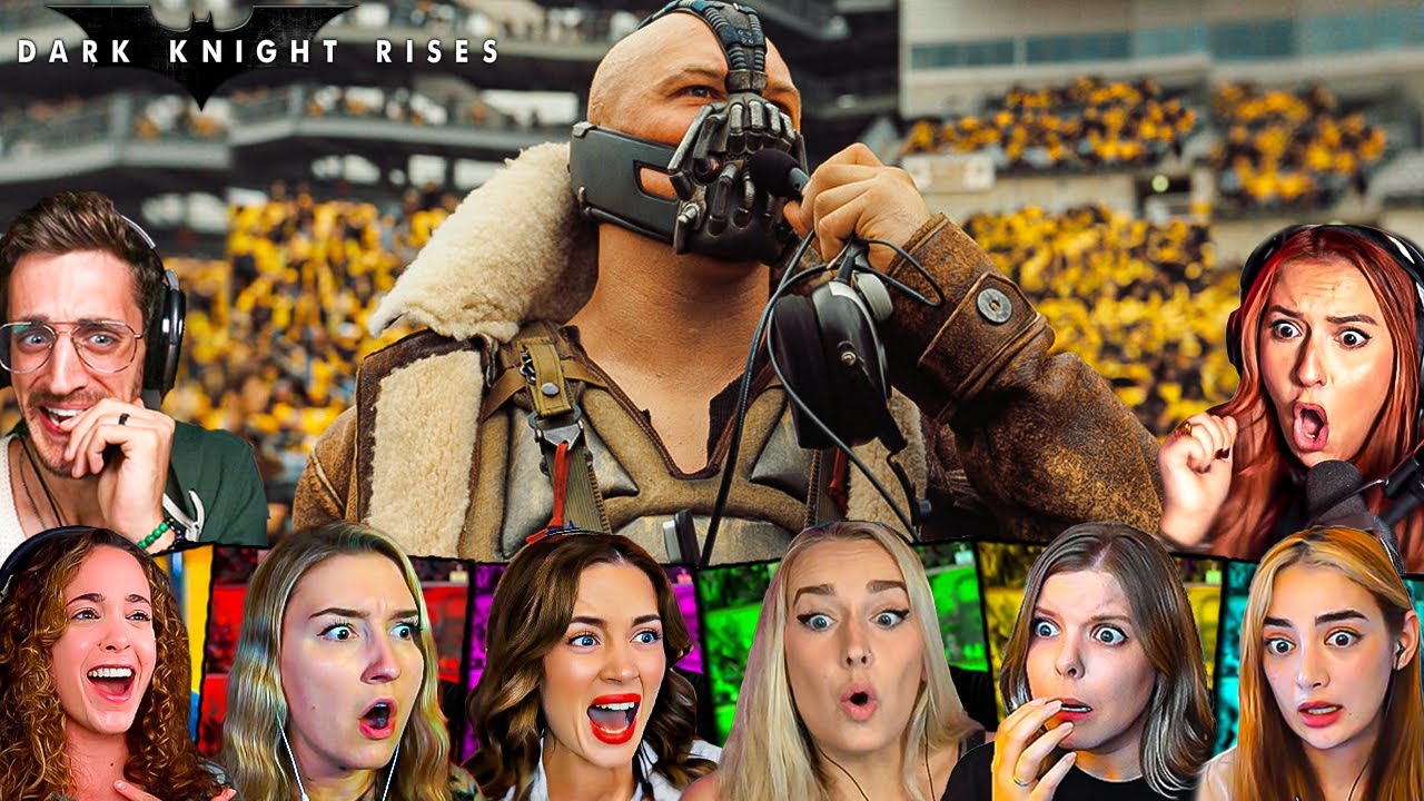 TOP Bane Stadium Speech Reactions The Dark Knight Rises 2012 Movie 