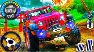 Simulator Mengemudi Jeep Kargo Offroad 3D - Mengemudi Jeep Kargo Ekstrem - Gameplay Android screenshot 3