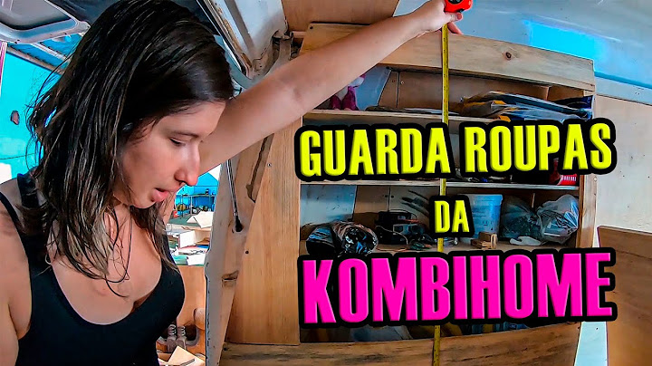 Fizemos o PRIMEIRO ARMÁRIO da KOMBI MOTORHOME!
