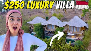 WE STAYED IN A LUXURY BAMBOO VILLA IN INDONESIA! *FULL VILLA TOUR WITH PRIVATE POOL 🇮🇩 IMMY & TANI