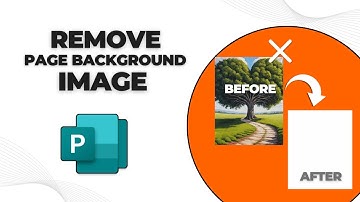 How to Remove a Page Background Image in Microsoft Publisher