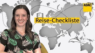 CHECKLISTE: Das solltet ihr im Urlaub dabei haben | ADAC screenshot 1