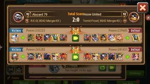 Magic Rush:Heroes Hero Brawl Fight Alucard 79 vs Weow United