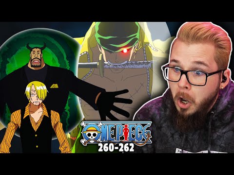 One Piece Ep 260-262 REACTION | Zoro Goes Off! Blueno is Broken!