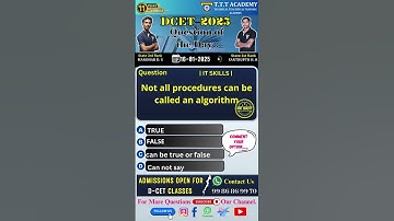 DCET QOD | 16-01-2025