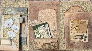 Altered File Folder Journal - Daisy Junk Journal - Part 4