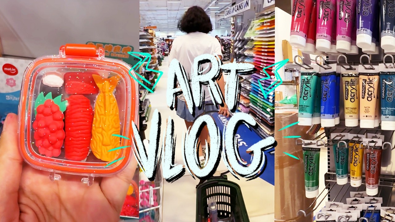 A SAGA ATRÁS DOS MATERIAIS DE ARTE... | Thati inventa #arte