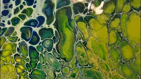 STUNNING SWIPE Using Sheleeart inspired pouring media/acrylic pouring/swipe/fluid art