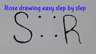 Drawing roses in three simple ways |Easy rose drawing step by step.