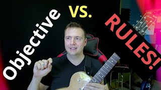 Jazz Improv: Objective versus Rules - What not to do as a jazz guitar improviser  - The Vlog
