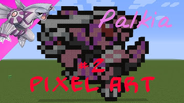 [SPEED-ART] Pixel Art #2 de Palkia - Minecraft