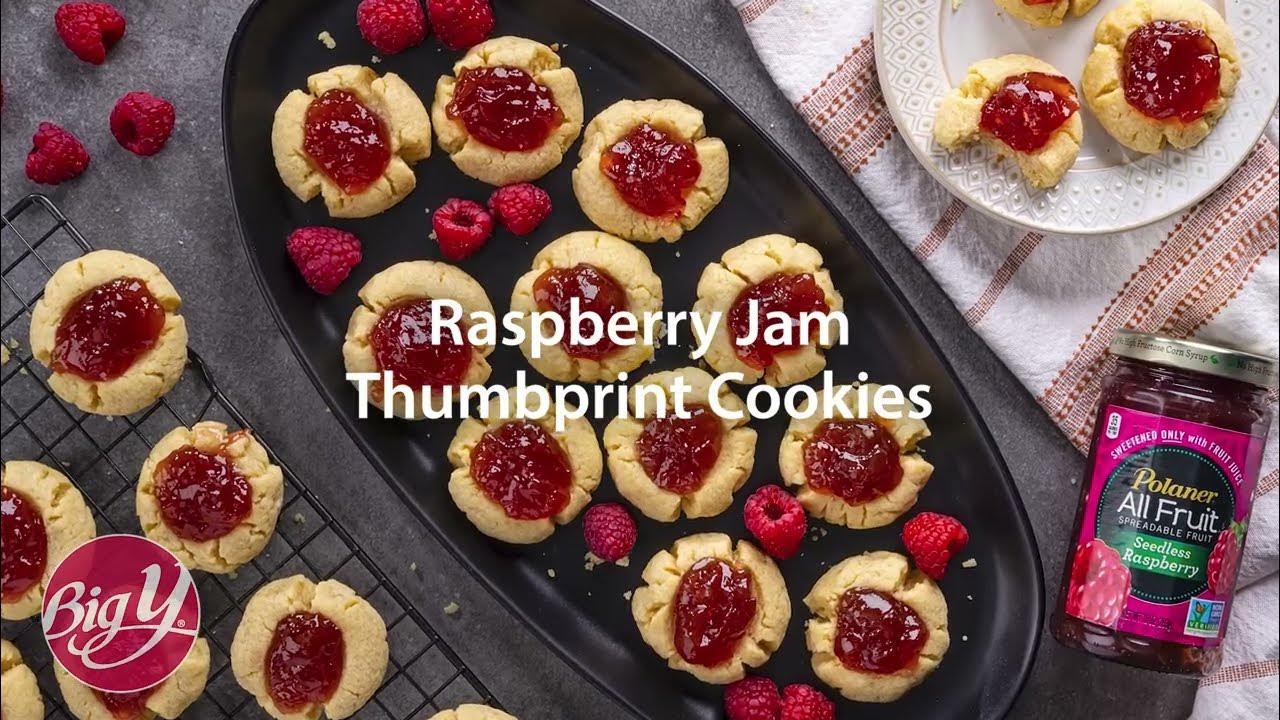 Raspberry Jam Thumbprint Cookies Recipe YouTube raspberry-jam-thumbprint-cookies-recipe-youtube