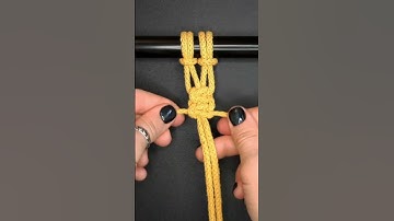 Berry Knot Macrame Tutorial | Macrame Berry Knot #macrameknots #macramé #macrameschool #diy