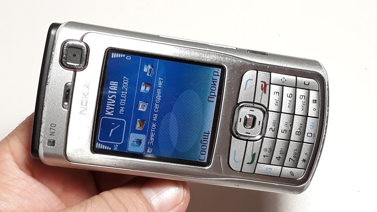 Реставрация Nokia N70 ремонт телефона Restoring Broken Cell Phone