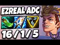 Ezreal vs jinx adc  quadra kill  korea master patch 148 