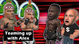 Sean Strickland trains with Alex for Adesanya