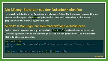 Lösung des Fehlers undefined method 