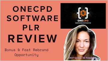 OneCPD Rebrandable Software PLR Review: Rebrandable Software That Practically Sells Itself