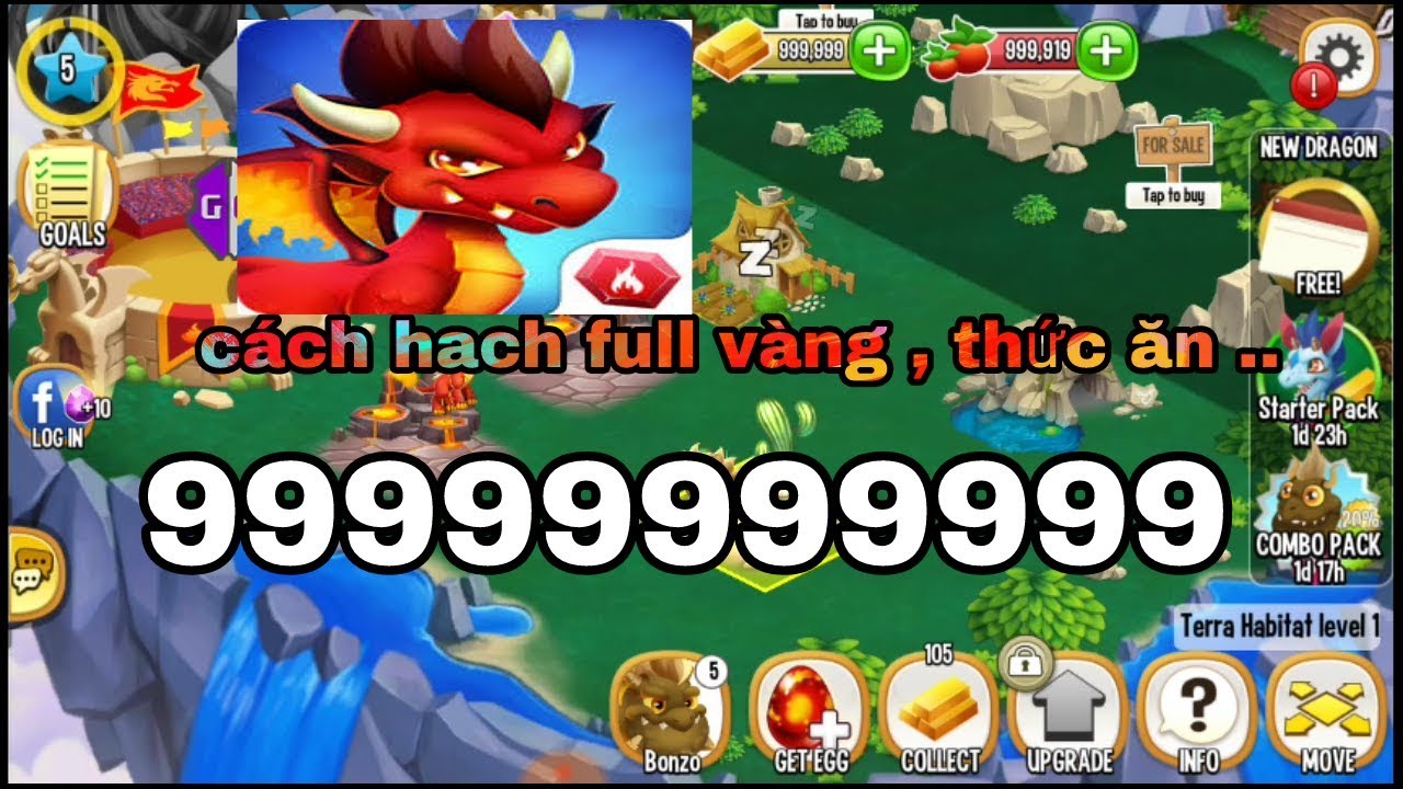 Hack game : Hack Dragon city full vàng , thức ăn , ngọc., hướng dẫn hack - YouTube