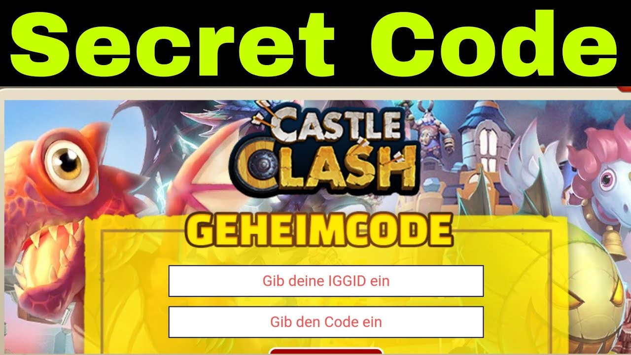 Castle Clash |Secret Code |006|April