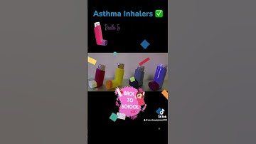 Asthma Inhalers✅ Pack them with AAPs(Asthma Action Plans) #courtneyjacksonrncaresolutions🩷💜🩵