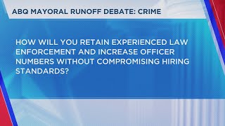 Q: How will you retain experienced law enforcement and increase officer numbers without compromising