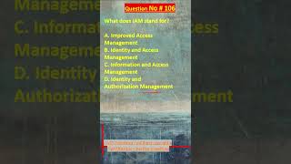 AWS Solutions Architect Associate Certification Practice Questions | Question No. 106 #aws #shorts