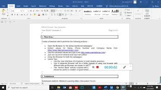 week 6 tutorial TFI Selector