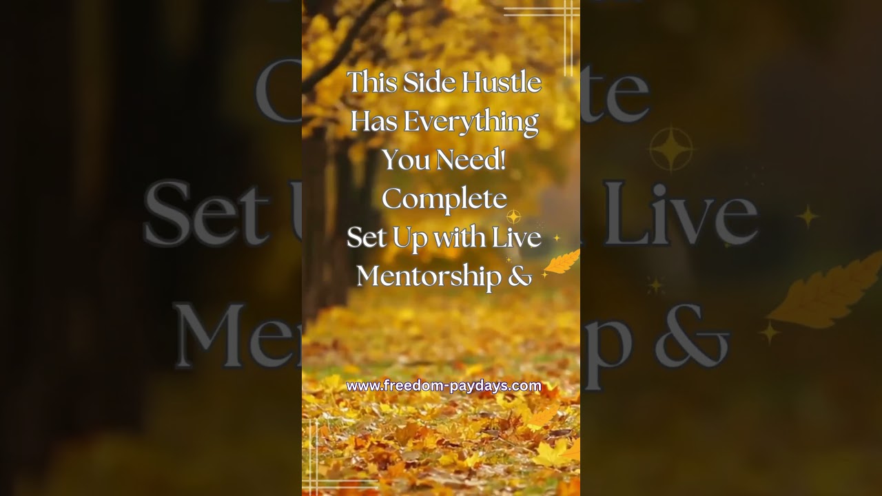 The Best Side Hustle! | 100% Profit on Autopilot!