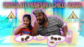 KULFI HOUSE's CHOCOLATE PANIPURI and CHILLY GUAVA ICECREAM REVIEW | FOOD REVIEWS | AS IF