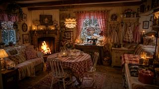 🔴The Cabin That Made Quiet Feel Like a Gift | Cozy Fireplace Ambience for Deep Rest 😴
