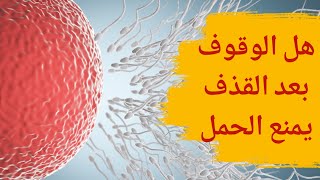 هل الوقوف بعد القذف يمنع الحمل | أخطاء في العلاقة الزوجية تؤخر الحمل