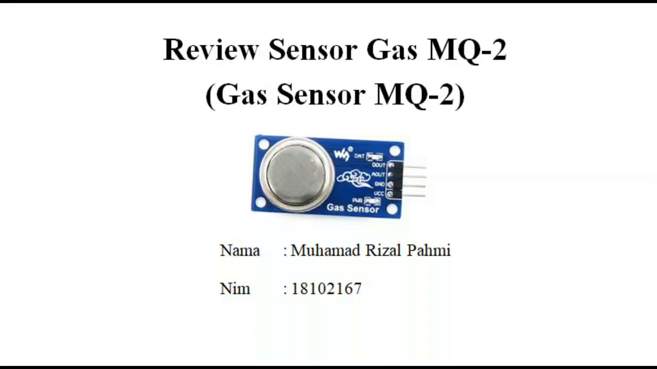 Review sensor gas Mq-2