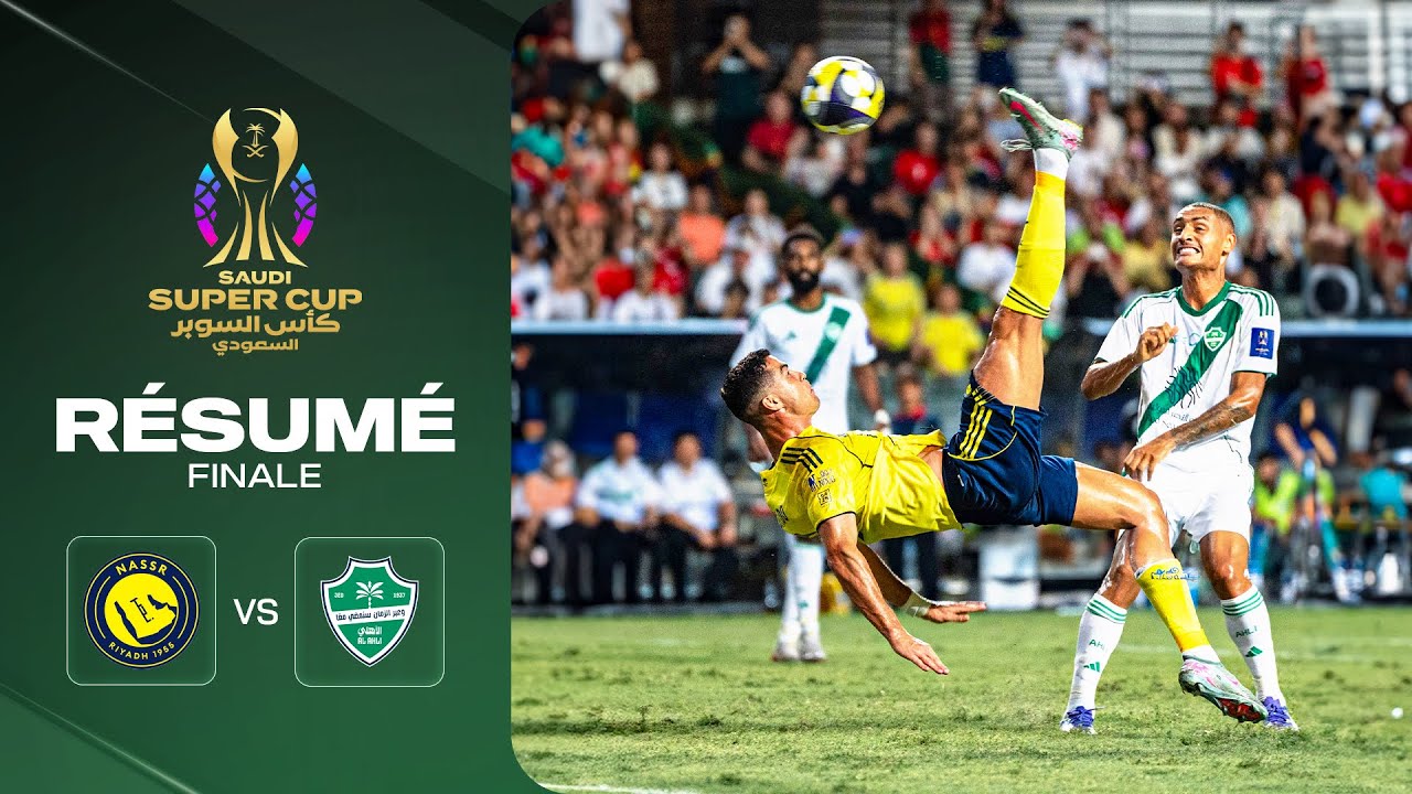 Une Finale au Bout du Suspens pour Cristiano Ronaldo contre Al Ahli (Finale Supercoupe d'Arabie)