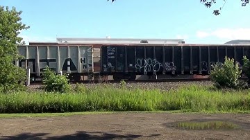 6 Engine CSX Trash Train Heads West